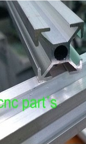 Perfil alumínio estrutural 20x20 Perfil alumínio estrutural 20x20