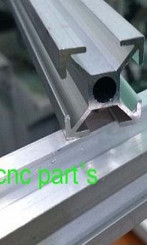 Perfil alumínio estrutural 30x30 Perfil alumínio estrutural 30x30